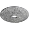 Ekena Millwork Norwich Medallion (Canopies up to 4 1/2"), 18"OD x 3 1/2"ID x 1 3/8"P, Ultra Pure White Crackle CM18NOUWC - alternate 4